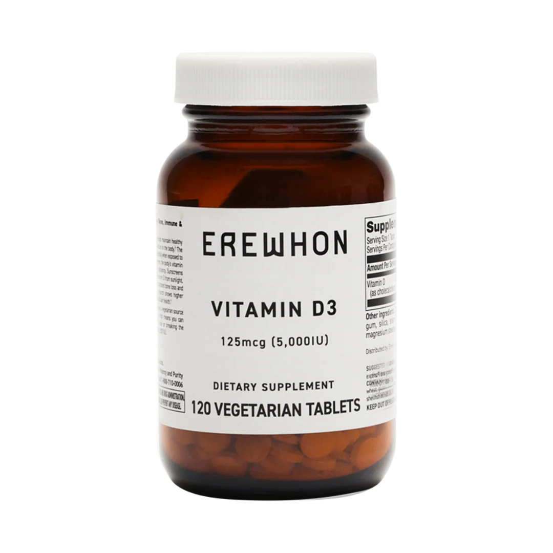 Erewhon Vitamin D3 5000IU Tablets