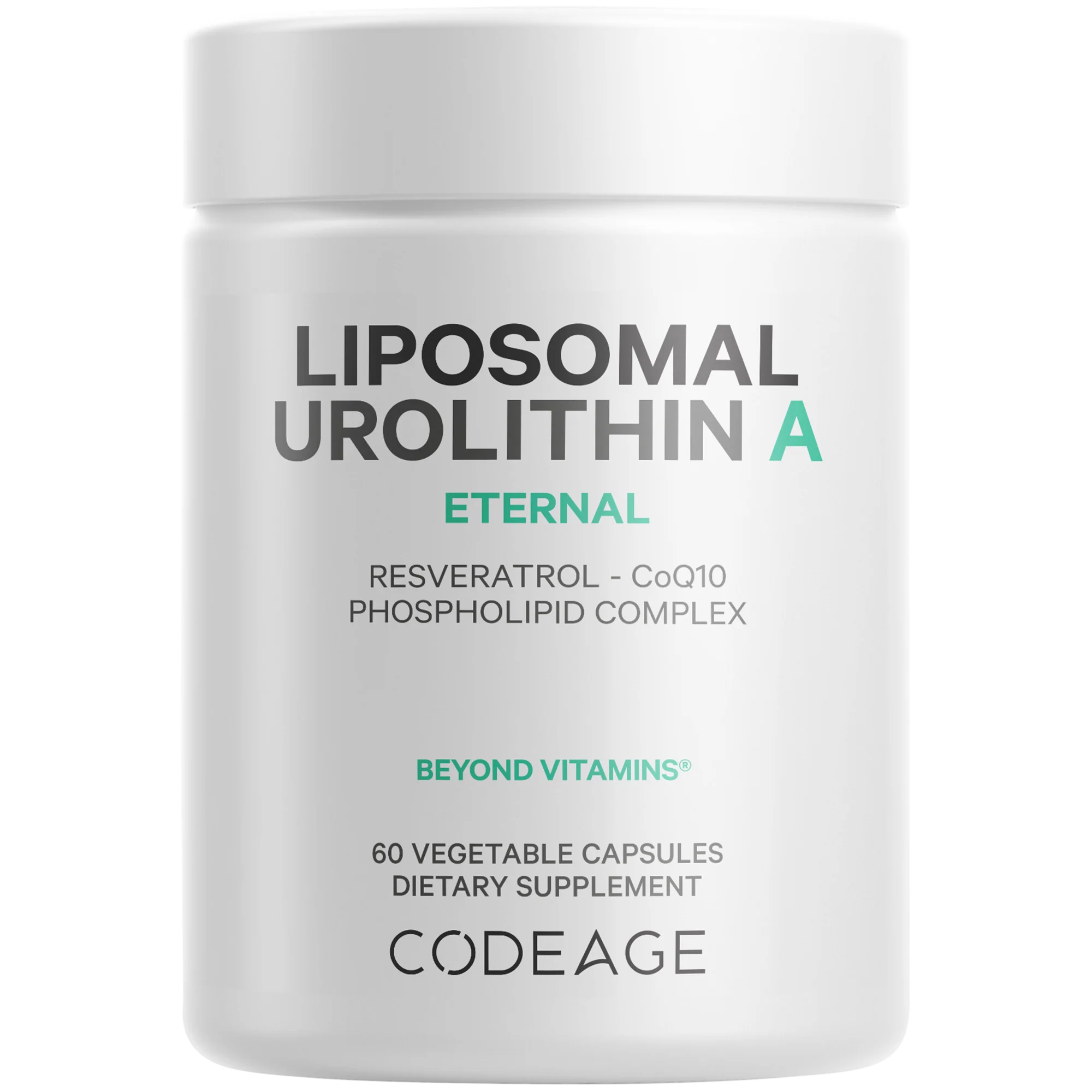 Codeage Urolithin A Liposomal + Resveratrol & CoQ10
