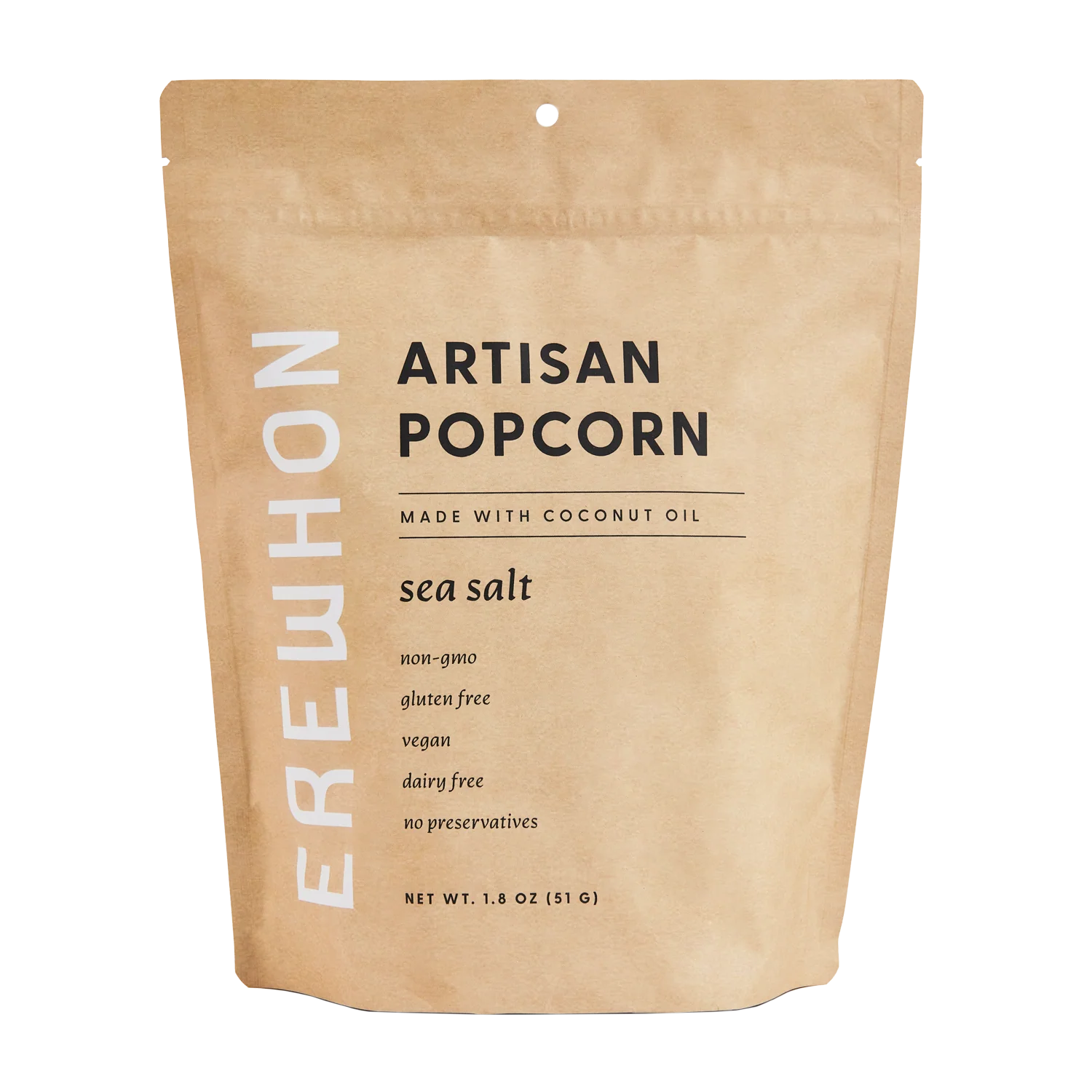 Artisanal Sea Salt Popcorn