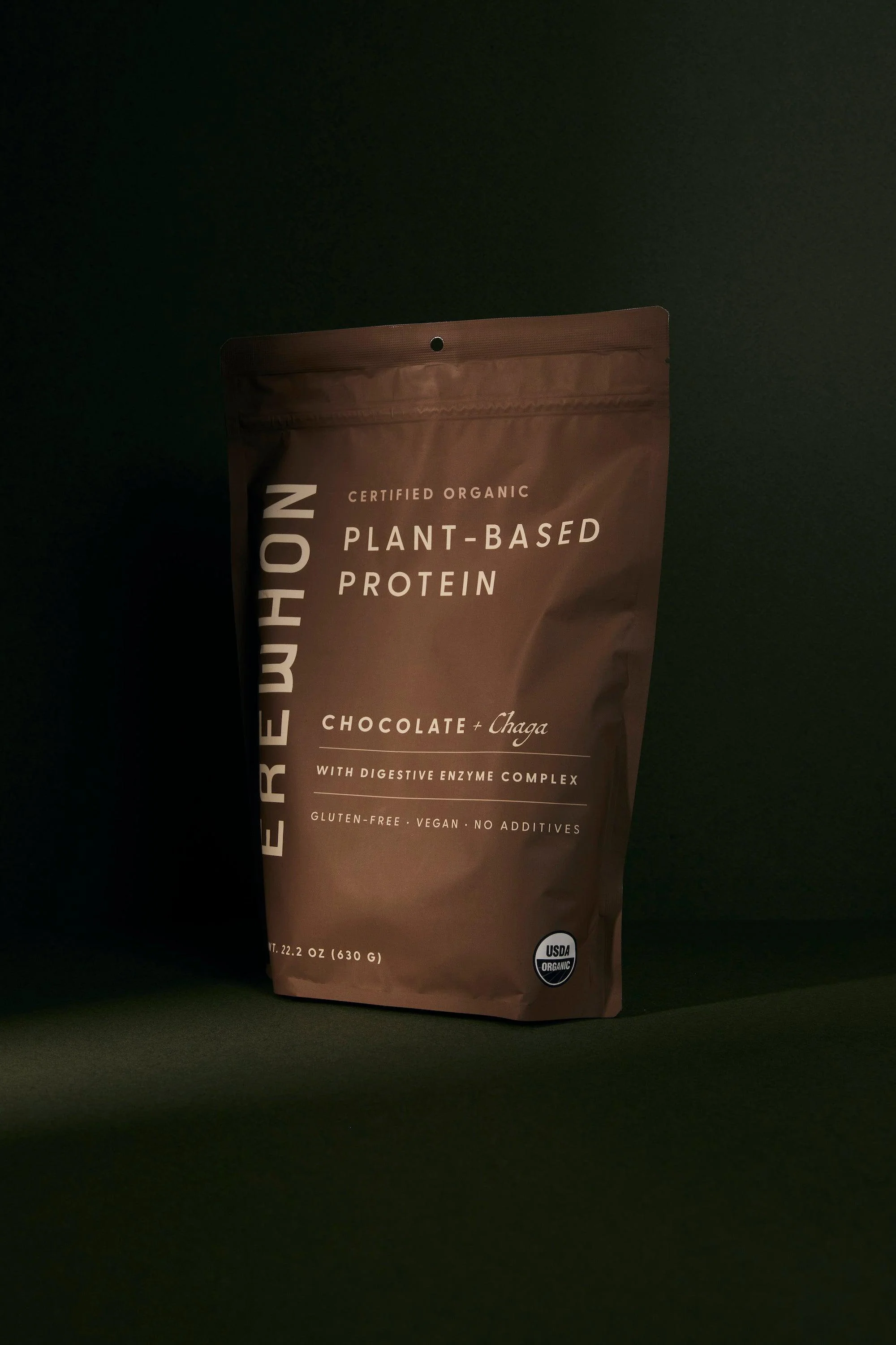 Organic Plant-Based Protein | Chocolate + Chaga