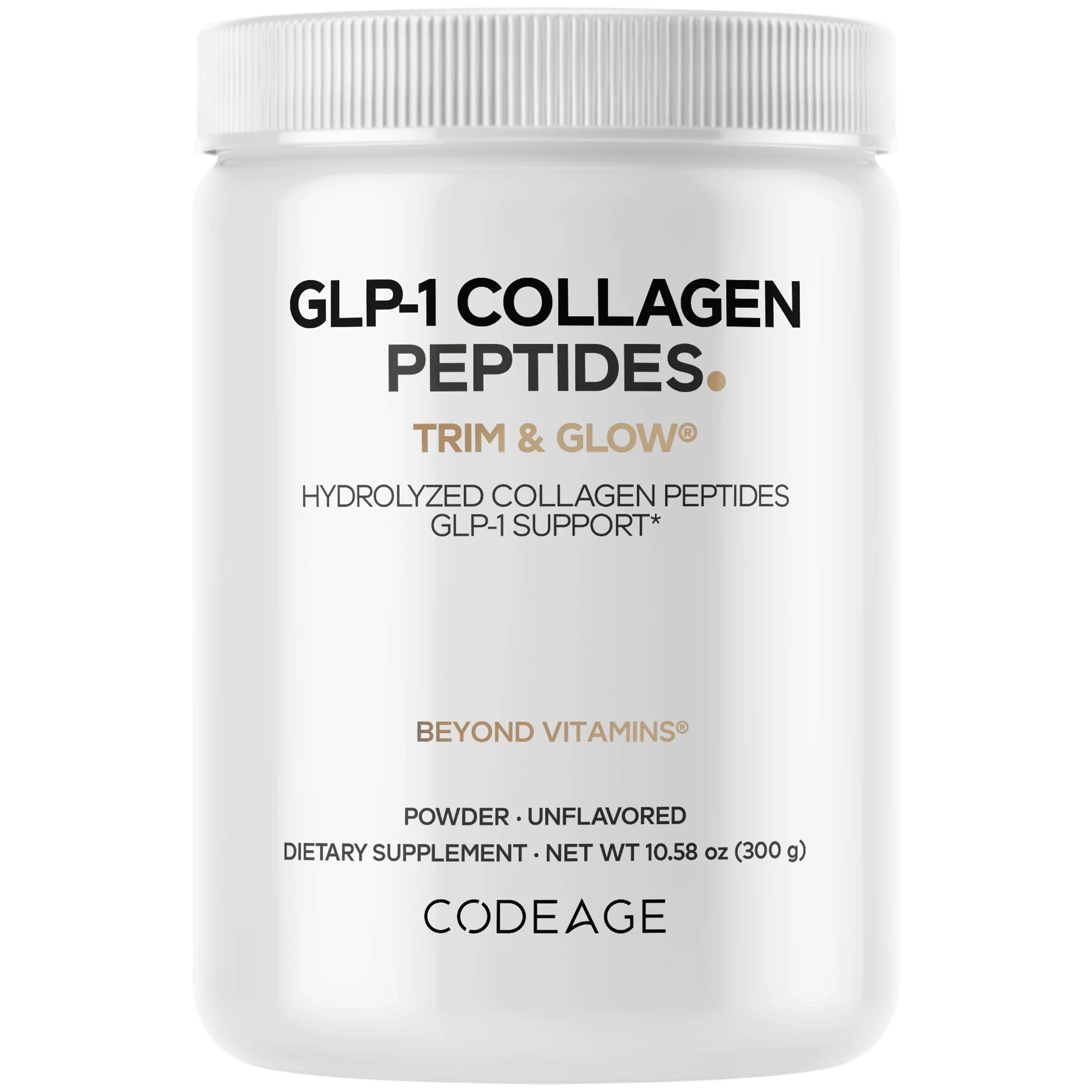 Codeage GLP-1 Collagen Peptides Powder